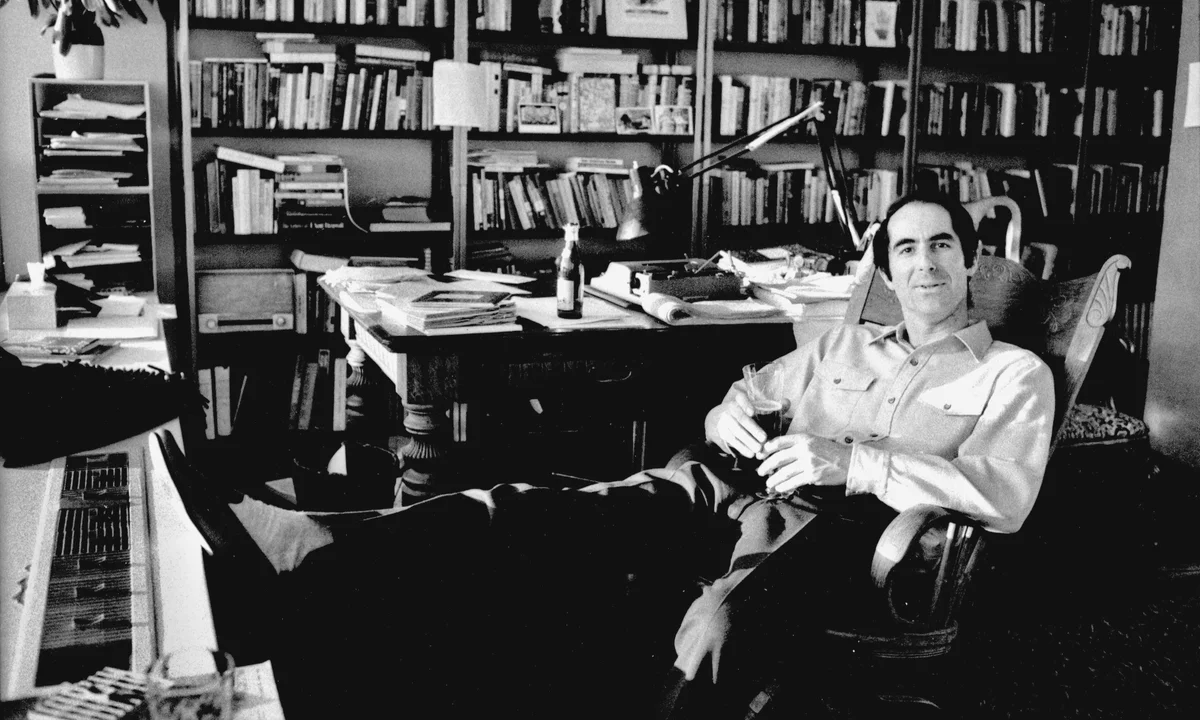 Philip Roth in una foto d'archivio